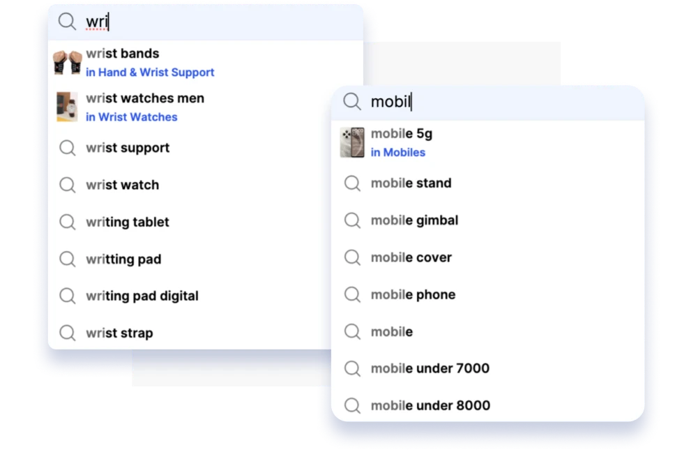 quick and accurate search results