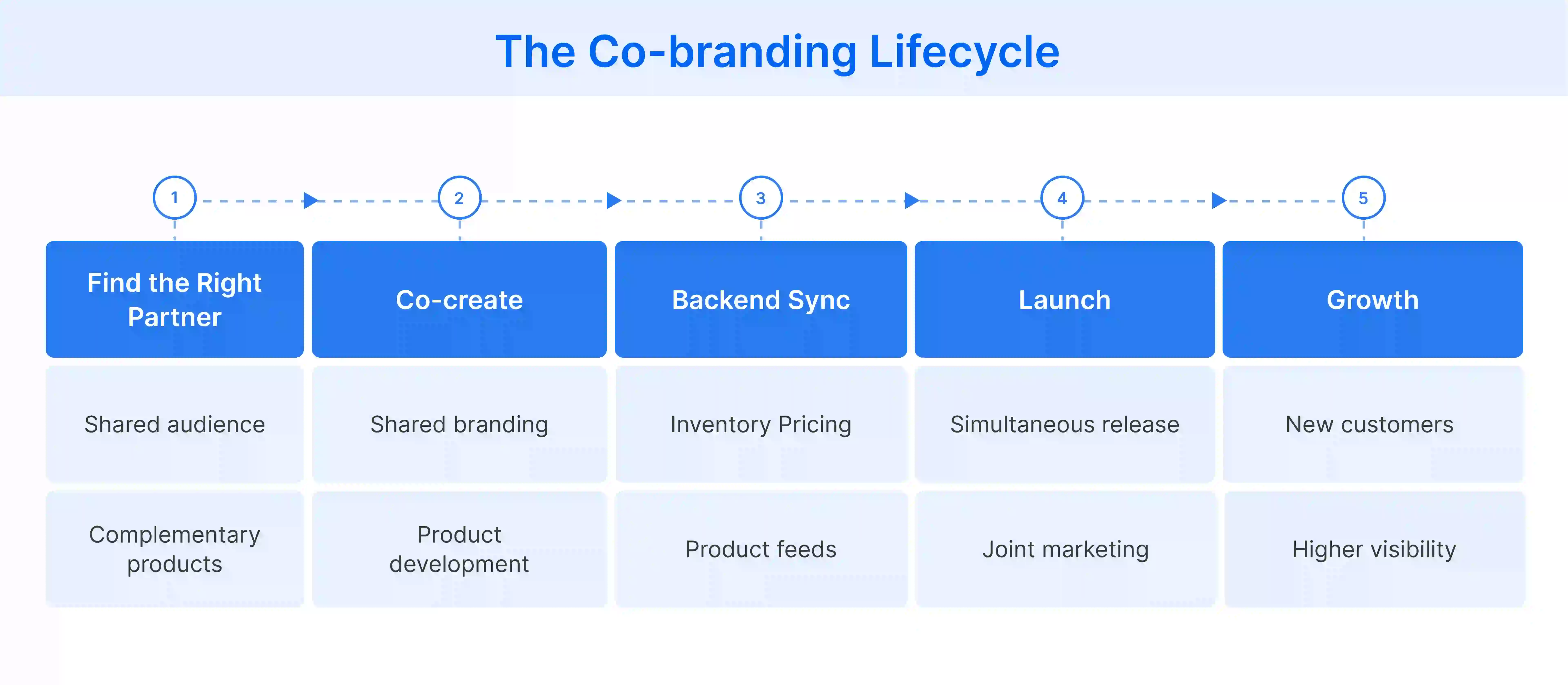 How co-branding works across lifecycle from partner selection to synchronized ecommerce launch