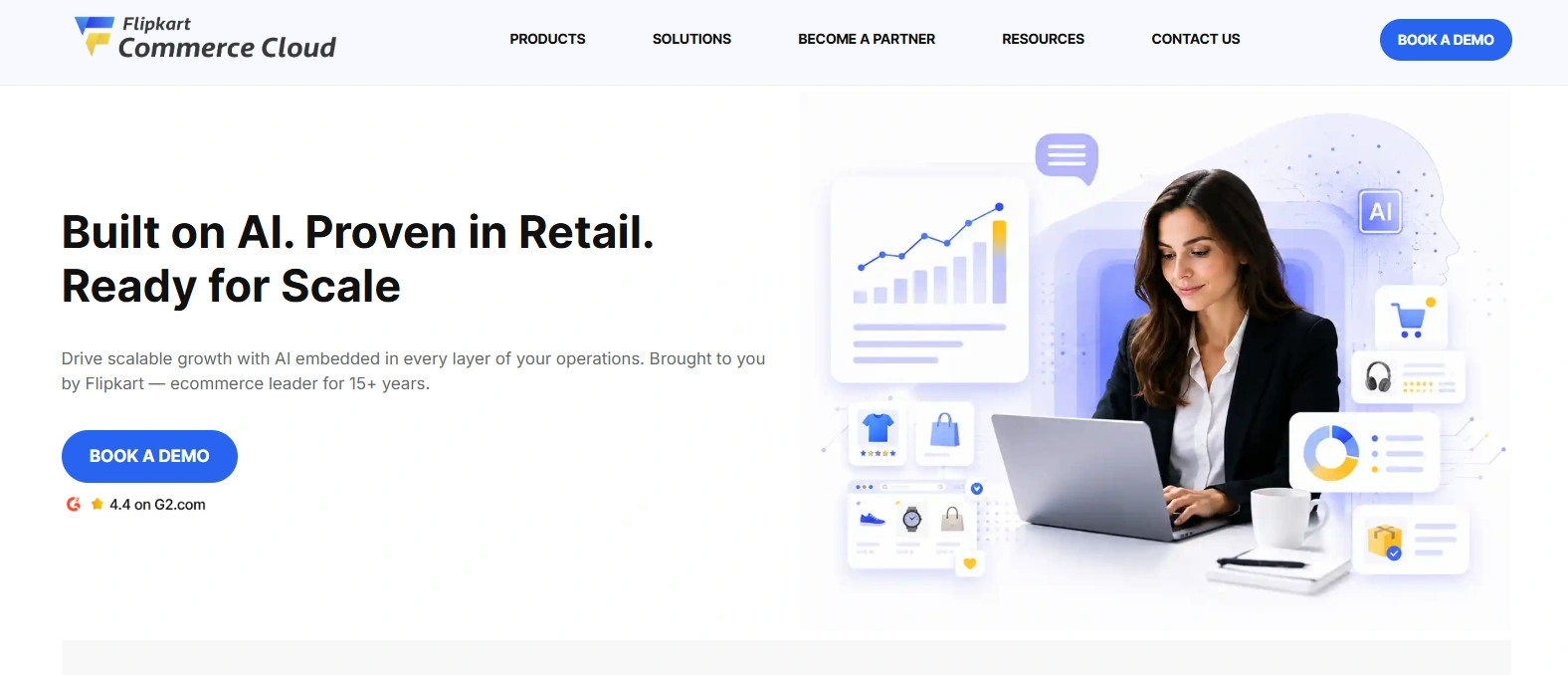 Flipkart Commerce Cloud (FCC) homepage