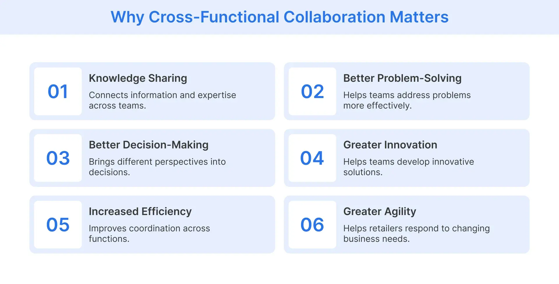 Benefits of cross-functional collaboration