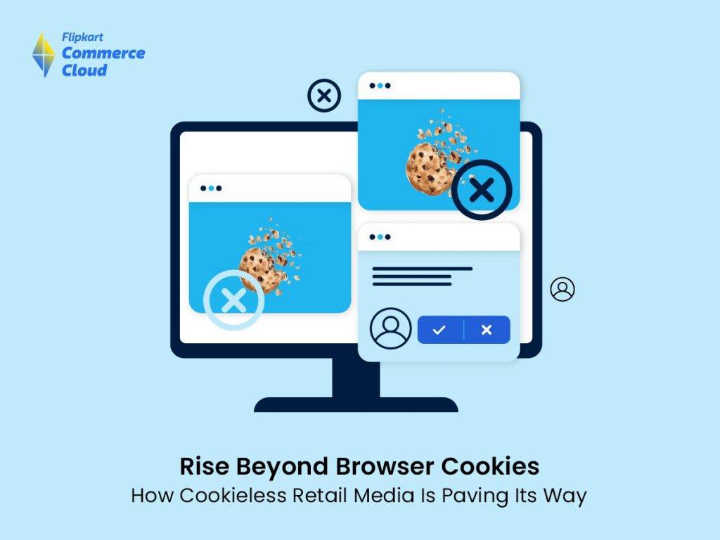Browser Cookies on the website crumbling away in an artistic impression of the concept.