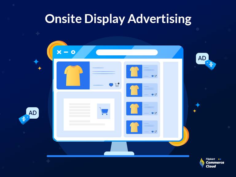 Onsite display advertising in retail
